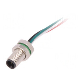 Conector M5 4-PIN IP67 60V 100mm 1A