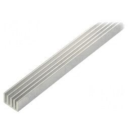 Radiator extrudat cu aripioare naturale 1000mm x 19mm | Electronic-mag.ro | Componente Electronice