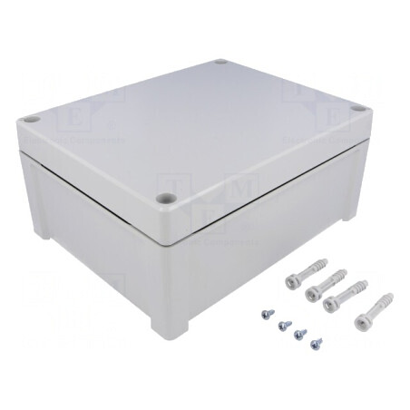 Carcasă Universală Gri TEMPO ABS 191x240x107mm | Electronic-mag.ro | Componente Electronice