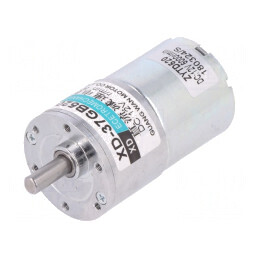 Motor DC cu Transmisie 12V 2.19A Ax Crestat 100:1 | Electronic-mag.ro | Componente Electronice