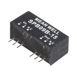 Convertor DC/DC 9W 18-36V la 15V 600mA SIP8 | Electronic-mag.ro | Componente Electronice