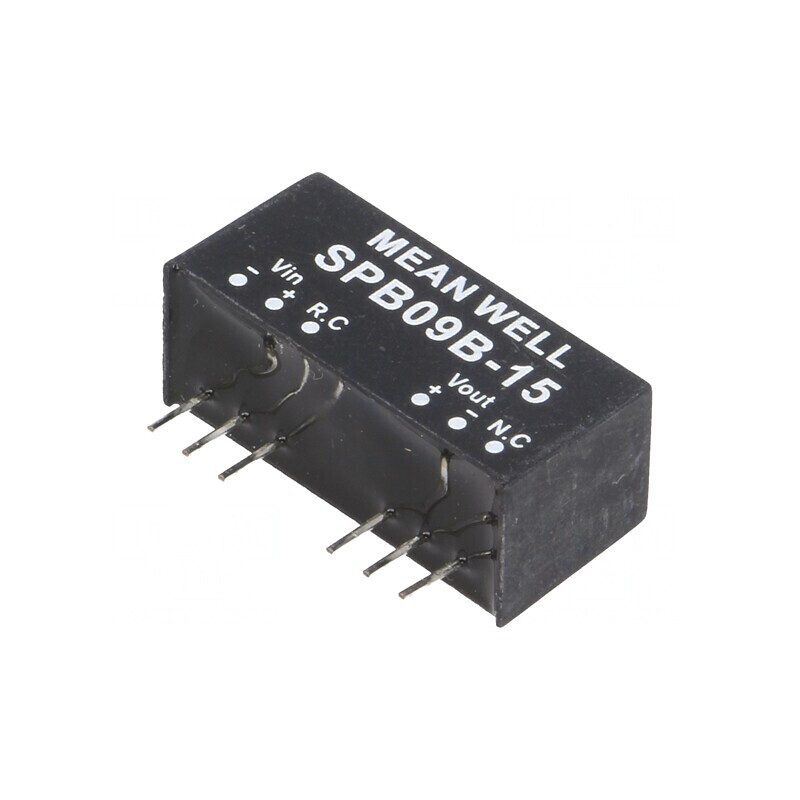Convertor DC/DC 9W 18-36V la 15V 600mA SIP8 | Electronic-mag.ro | Componente Electronice