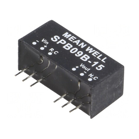 Convertor DC/DC 9W 18-36V la 15V 600mA SIP8 | Electronic-mag.ro | Componente Electronice