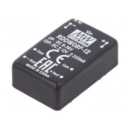 Convertor DC/DC 8W 9-36V la 12V/-12V DIP24 | Electronic-mag.ro | Componente Electronice