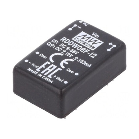 Convertor DC/DC 8W 9-36V la 12V/-12V DIP24 | Electronic-mag.ro | Componente Electronice
