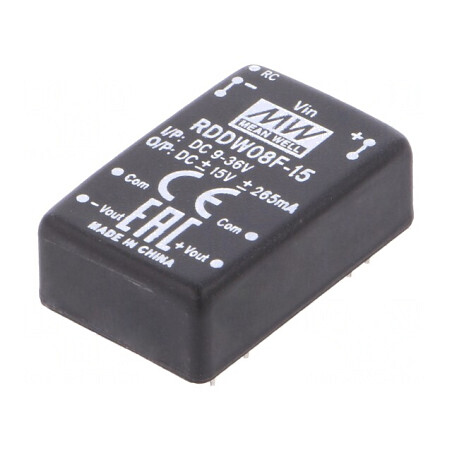 Convertor DC/DC 8W 9-36V la 15V și -15V DIP24 | Electronic-mag.ro | Componente Electronice