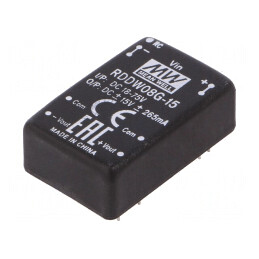 Convertor DC/DC 8W 18-75V 15V/-15V THT | Electronic-mag.ro | Componente Electronice
