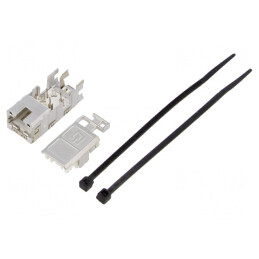 Mufă RJ45 Cat6a Ecranat 8P8C Drept | Electronic-mag.ro | Componente Electronice