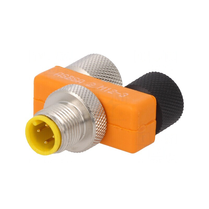 Adaptor T M12 tată la M12 mamă x2 pentru DeviceNet/CANopen | Electronic-mag.ro | Componente Electronice