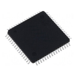 IC: microcontroler AVR | TQFP64 | 2,7÷5,5VDC | Întrerup.ext: 8 | Cmp: 1 | ATMEGA128-16AN