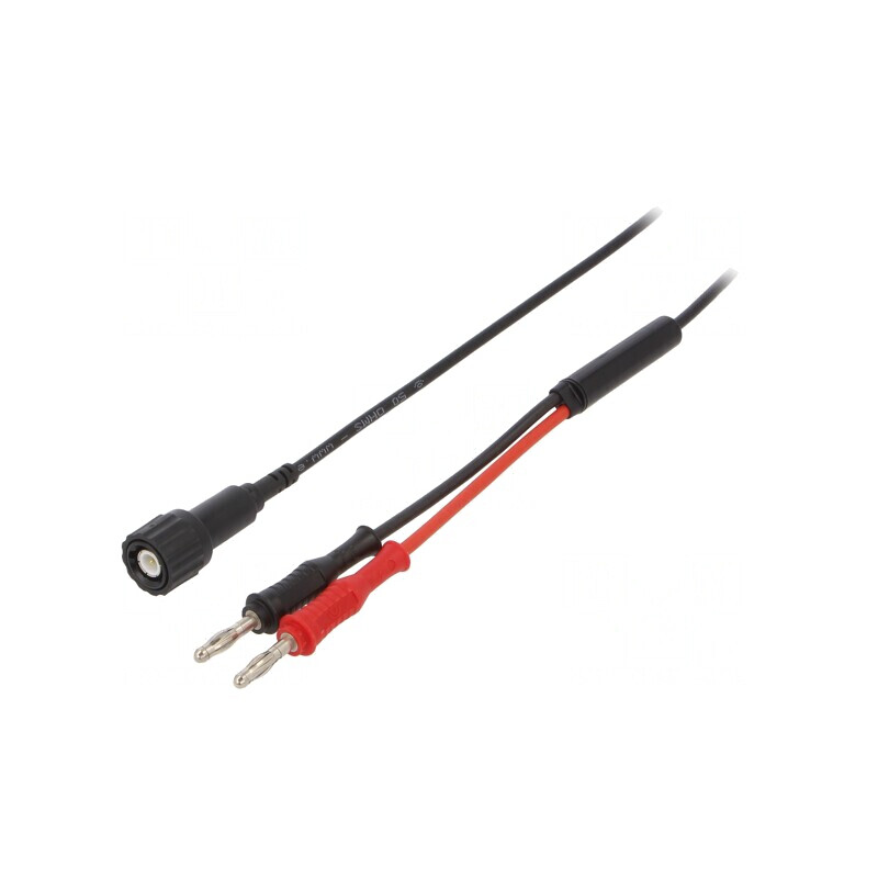 Cablu de măsurare BNC la mufă banană 4mm 70VDC 3A | Electronic-mag.ro | Componente Electronice