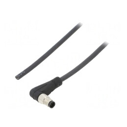 Conector M5 Mufă 3-PIN Aurit IP67 1A 60V | Electronic-mag.ro | Componente Electronice