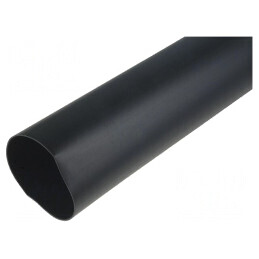 Manson termocontractabil 63mm 1m negru | Electronic-mag.ro | Componente Electronice