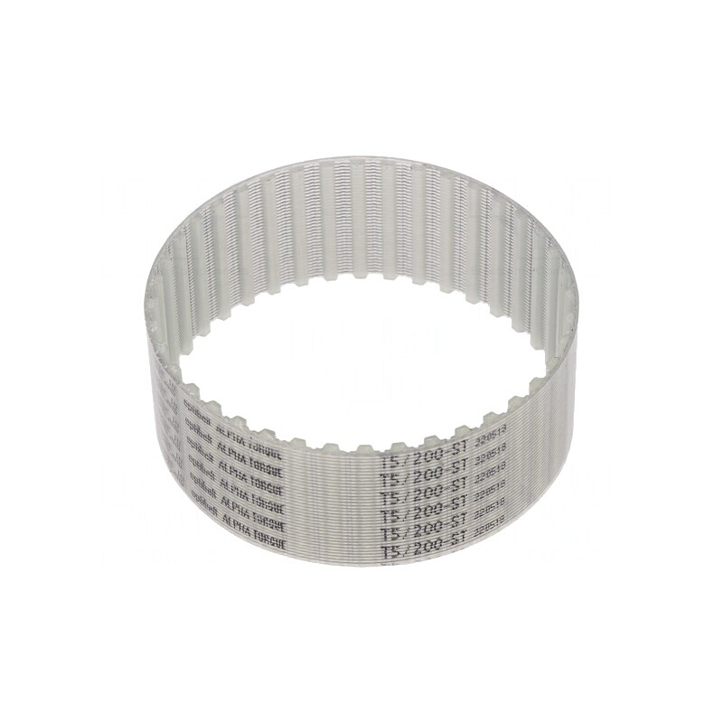 Curea dințată T5 25mm 200mm 40 dinți | Electronic-mag.ro | Componente Electronice