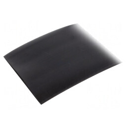 Manșon termocontractabil 76,2mm negru 0,15m | Electronic-mag.ro | Componente Electronice