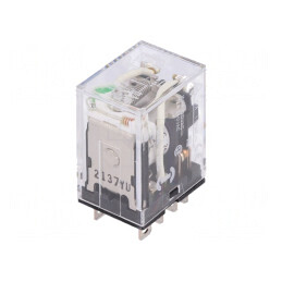 Releu Electromagnetic DPDT 24VDC 10A | Electronic-mag.ro | Componente Electronice