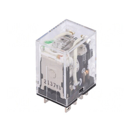Releu Electromagnetic DPDT 24VDC 10A | Electronic-mag.ro | Componente Electronice