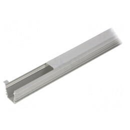 Profil Aluminiu LED Lăptoasă 2m Premium | Electronic-mag.ro | Componente Electronice