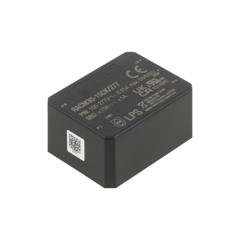 Convertor AC/DC 30W 15V Dual Output | Electronic-mag.ro | Componente Electronice Convertor AC/DC 30W 15V Dual Output | Electronic-mag.ro | Componente Electronice