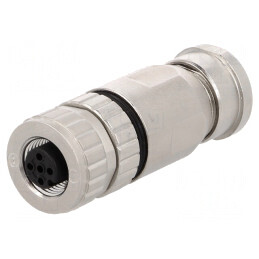 Mufă M12 4 PIN mamă pe cablu IP67 | Electronic-mag.ro | Componente Electronice