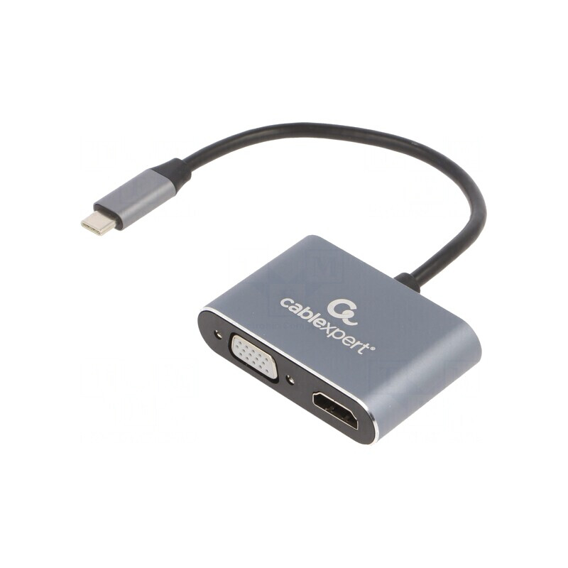 Adaptor USB 3.0 la HDMI și VGA cu USB-C | Electronic-mag.ro | Componente Electronice