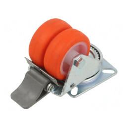 Roată de Transport cu Roți Duble Ø50mm 1,4kN | Electronic-mag.ro | Componente Electronice