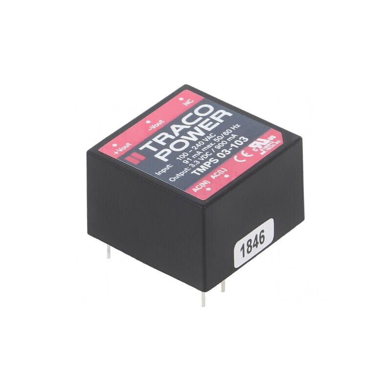 Convertor AC/DC 3W 3,3VDC TMPS 03-103 | Electronic-mag.ro | Componente Electronice Convertor AC/DC 3W 3,3VDC TMPS 03-103 | Electronic-mag.ro | Componente Electronice