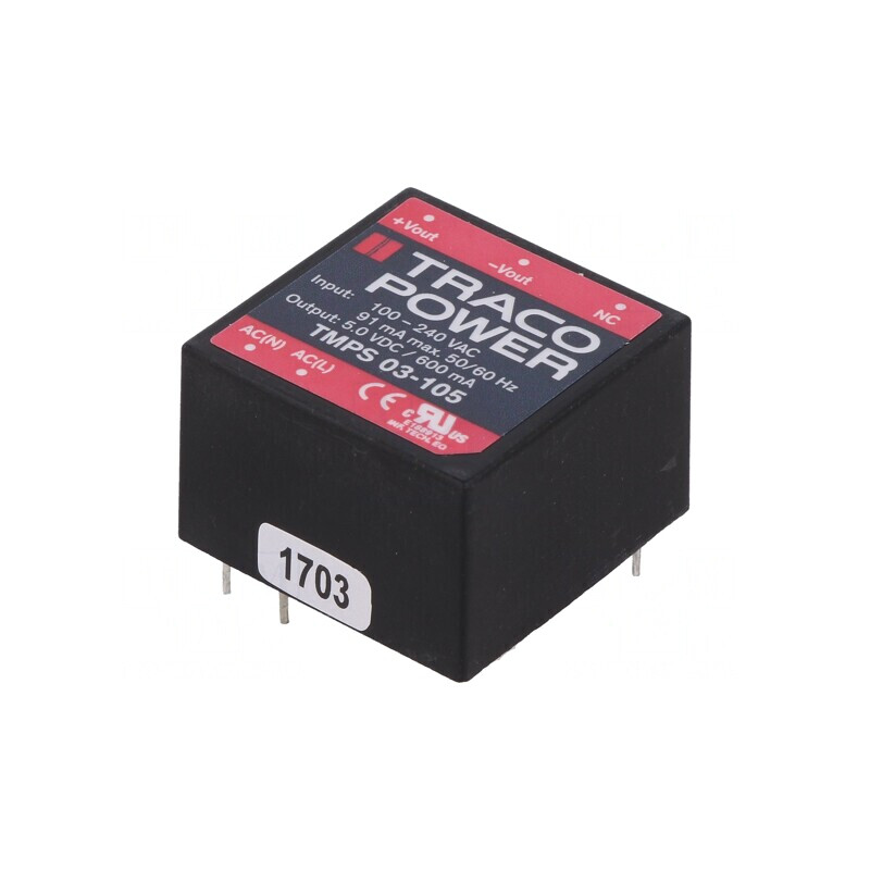 Convertor AC/DC 3W 5VDC | Electronic-mag.ro | Componente Electronice Convertor AC/DC 3W 5VDC | Electronic-mag.ro | Componente Electronice