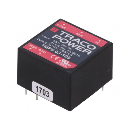 Convertor AC/DC 3W 5VDC | Electronic-mag.ro | Componente Electronice