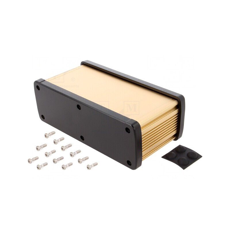Carcasă Universală Aluminiu Aurit 177.6mm x 89mm x 61.1mm | Electronic-mag.ro | Componente Electronice Carcasă Universală Aluminiu Aurit 177.6mm x 89mm x 61.1mm | Electronic-mag.ro | Componente Electronice