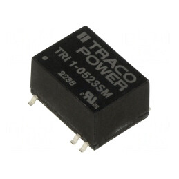 Convertor DC/DC 1W 4.5-5.5V la 15V/-15V TRI | Electronic-mag.ro | Componente Electronice