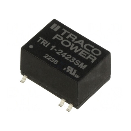 Convertor DC/DC 1W 24V la 15V/-15V TRI | Electronic-mag.ro | Componente Electronice