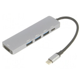 Adaptor OTG USB 3.0 Negru 0,15m 5Gbps | Electronic-mag.ro | Componente Electronice