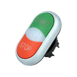 Comutator dublu 22mm IP66 roșu/verde | Electronic-mag.ro | Componente Electronice