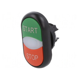 Comutator dublu 22mm IP66 roșu/verde | Electronic-mag.ro | Componente Electronice