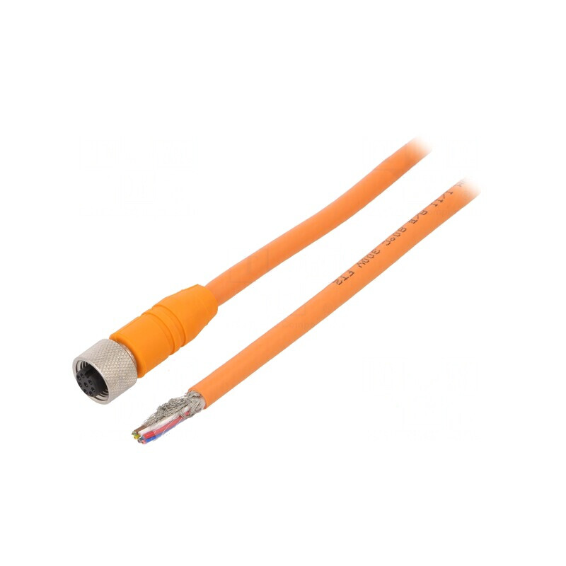 Cablu Conectare M12 Drept 2m 8 Pini | Electronic-mag.ro | Componente Electronice