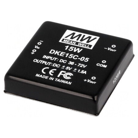 Convertor DC/DC 15W 36-72V la -5V/5V 1500mA | Electronic-mag.ro | Componente Electronice