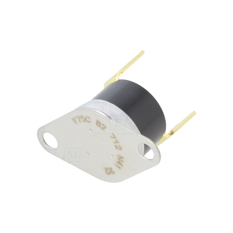 Termostat NO 60°C-75°C 10A 240VAC | Electronic-mag.ro | Componente Electronice