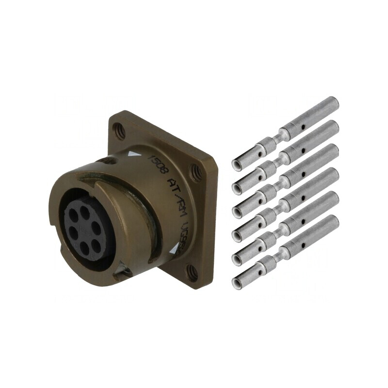 Conector Militar 14S Soclu Mamă 6 PIN | Electronic-mag.ro | Componente Electronice