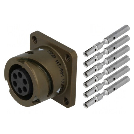Conector Militar 14S Soclu Mamă 6 PIN | Electronic-mag.ro | Componente Electronice