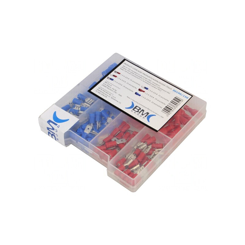 Set Conectori Crimpat Izolați 150 Buc. | Electronic-mag.ro | Componente Electronice