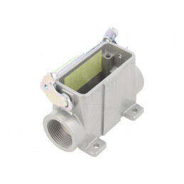 Carcasă pentru Conectori HDC C146 Dimensiune A10 cu Clichet | Electronic-mag.ro | Componente Electronice