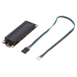 Afișaj LCD 16x2 Negru cu Interfață I2C 3.3-5VDC 87x32mm