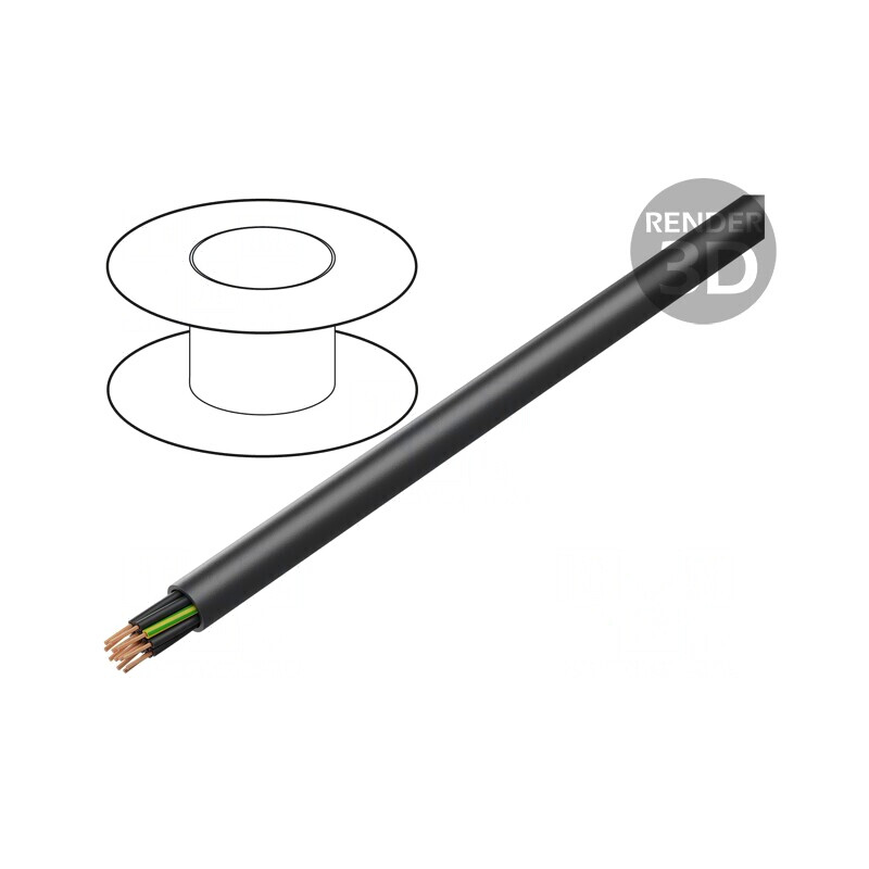 Cablu Electric Rotund H07RN-F 12x2.5mm² Negru 450/750V | Electronic-mag.ro | Componente Electronice Cablu Electric Rotund H07RN-F 12x2.5mm² Negru 450/750V | Electronic-mag.ro | Componente Electronice