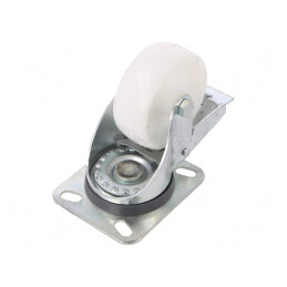 Roată de transport 80mm cu placă de montare | Electronic-mag.ro | Componente Electronice