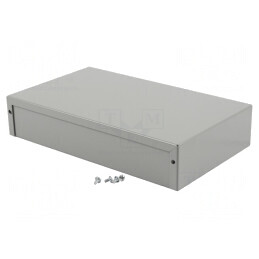Carcasă Universală Aluminiu Gri 152x254x51mm | Electronic-mag.ro | Componente Electronice