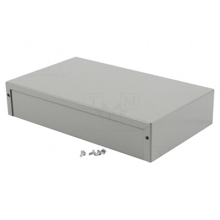Carcasă Universală Aluminiu Gri 152x254x51mm | Electronic-mag.ro | Componente Electronice
