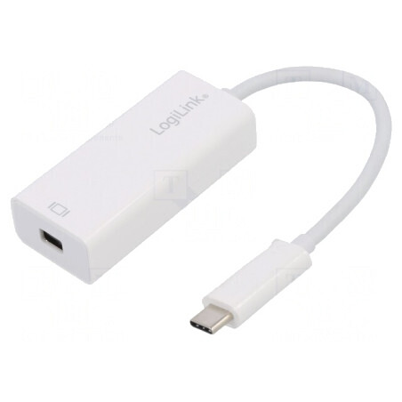 Adaptor mini DisplayPort la USB-C 0,15m Alb UA0360 | Electronic-mag.ro | Componente Electronice