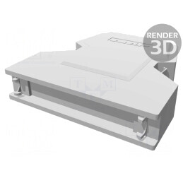 Protecție Mufă PIN Ecranat Oțel Drept Fixare Clichet | Electronic-mag.ro | Componente Electronice
