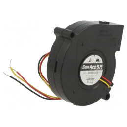 Ventilator DC Blower 12V 76x20mm 17.4m3/h 43dBA cu Bilă | Electronic-mag.ro | Componente Electronice